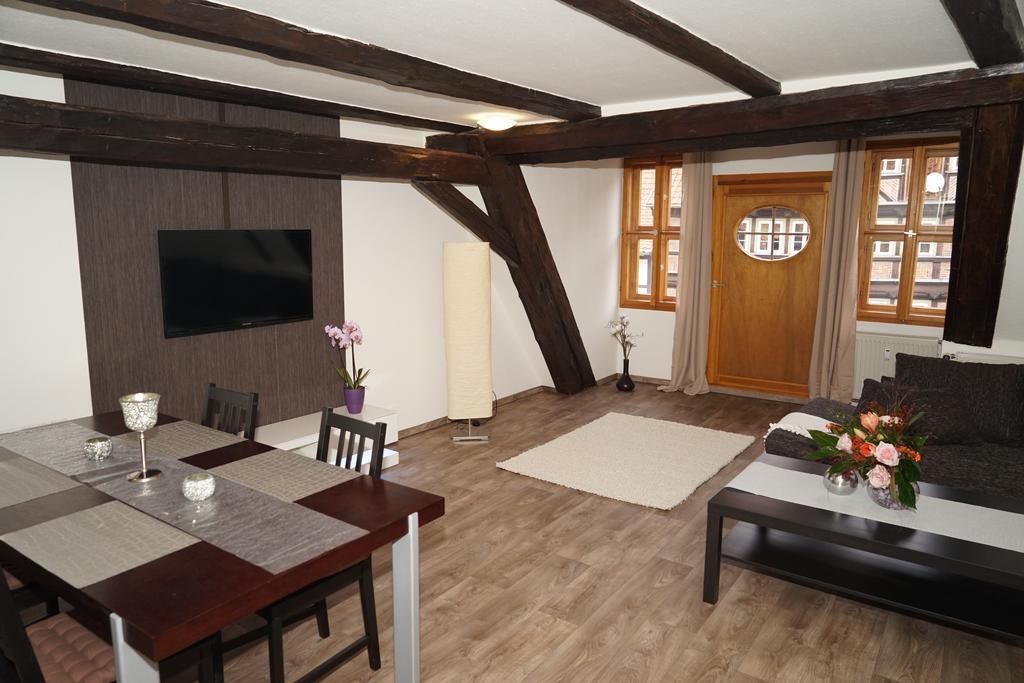 Ferienwohnung Kaufmannshaus Anno 1613 Quedlinburg Zimmer foto