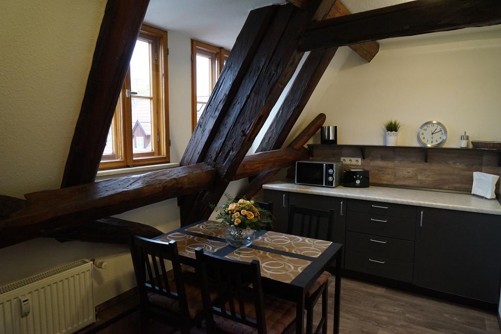 Ferienwohnung Kaufmannshaus Anno 1613 Quedlinburg Zimmer foto